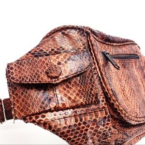 Retro Snakeskin Fannypack